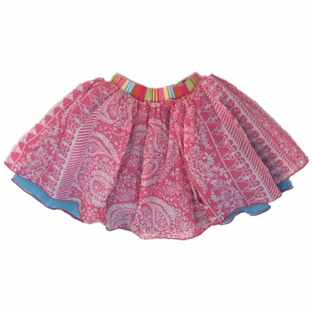 Twirls & Twigs Pink Paisley Tutu Skirt sz 4, 5, 6x